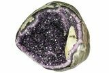 Amethyst Geode With Calcite Crystal - Top Quality #153600-4